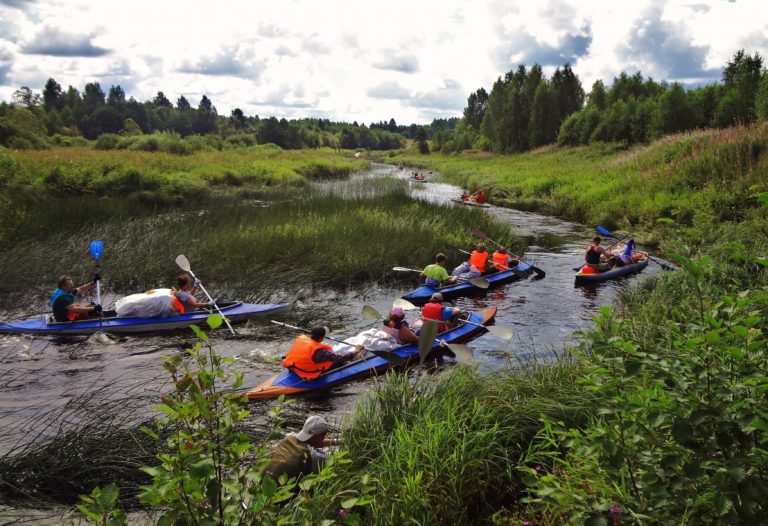 Участники проекта "Энергия" сели на весла, чтобы проплыть 150 километров